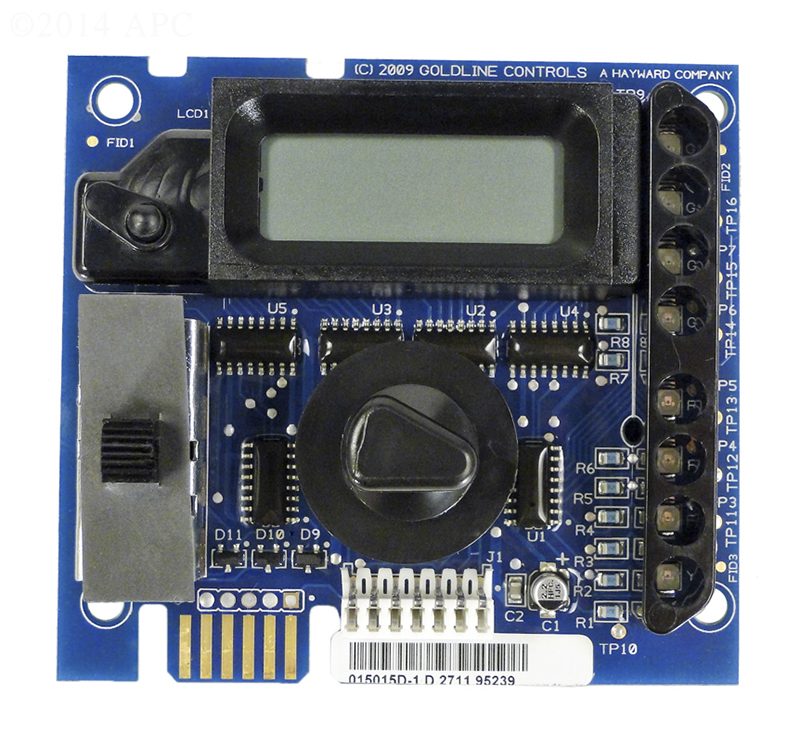 Hayward Goldline Aqua Rite Display PCB (GLX-PCB-DSP)