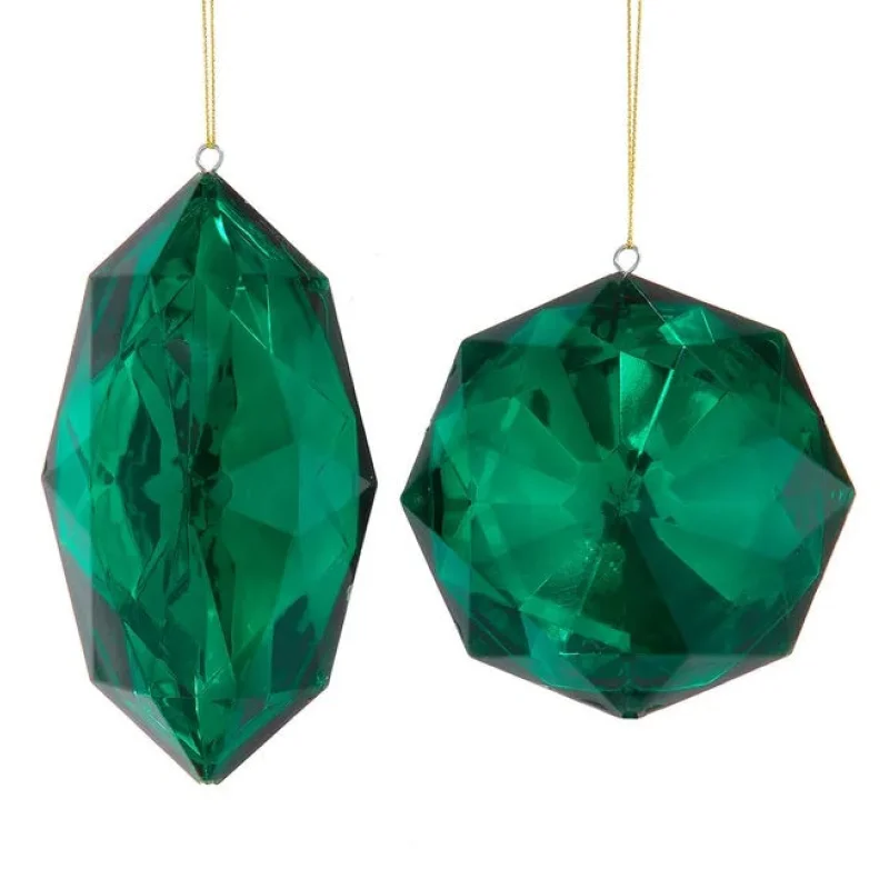 Green Jewel Diamond Ornament