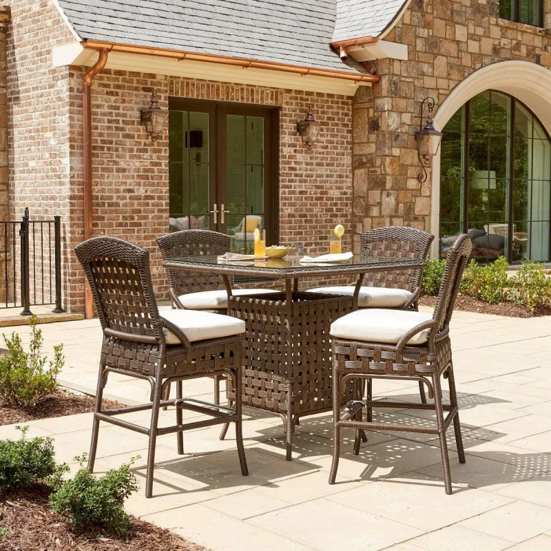 Haven Tobacco 5 Piece Bar Height Group