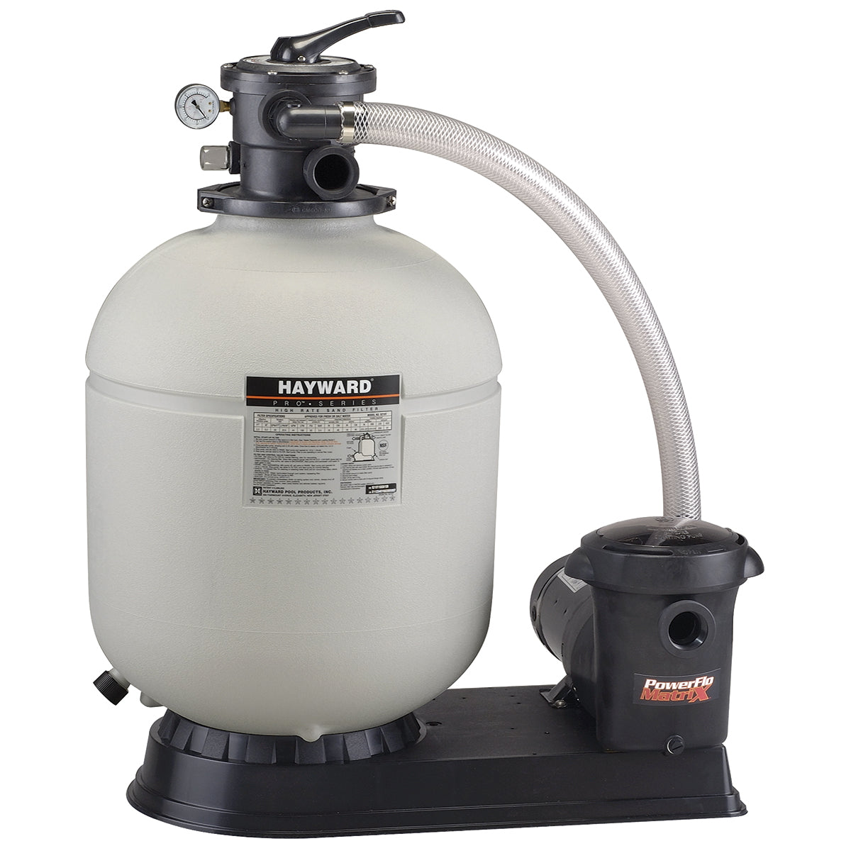 Hayward W3S180T92S 18" Pro Series Sand Filter System with 1 HP Matrix Pump