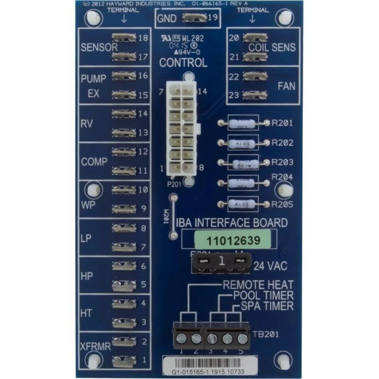 Hayward HPX11024130 Interface Board Replacement for HeatPro Heat Pump