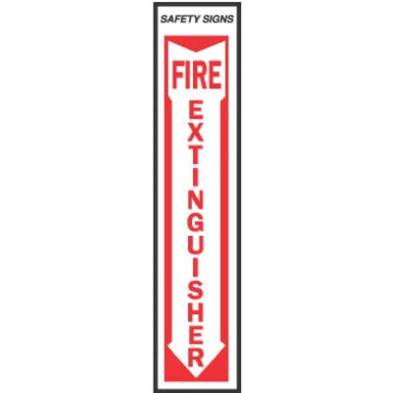 Hillman Fasteners 840204 Fire Extinguisher Sign 4x18 in