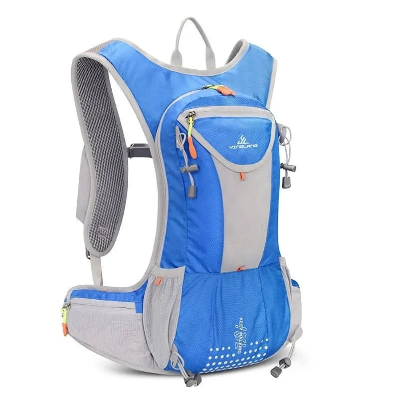 HydroFlow Pack | Cycling Backpack with Integrated Hydration System | Ultralight Design for Active Adventures Blue
