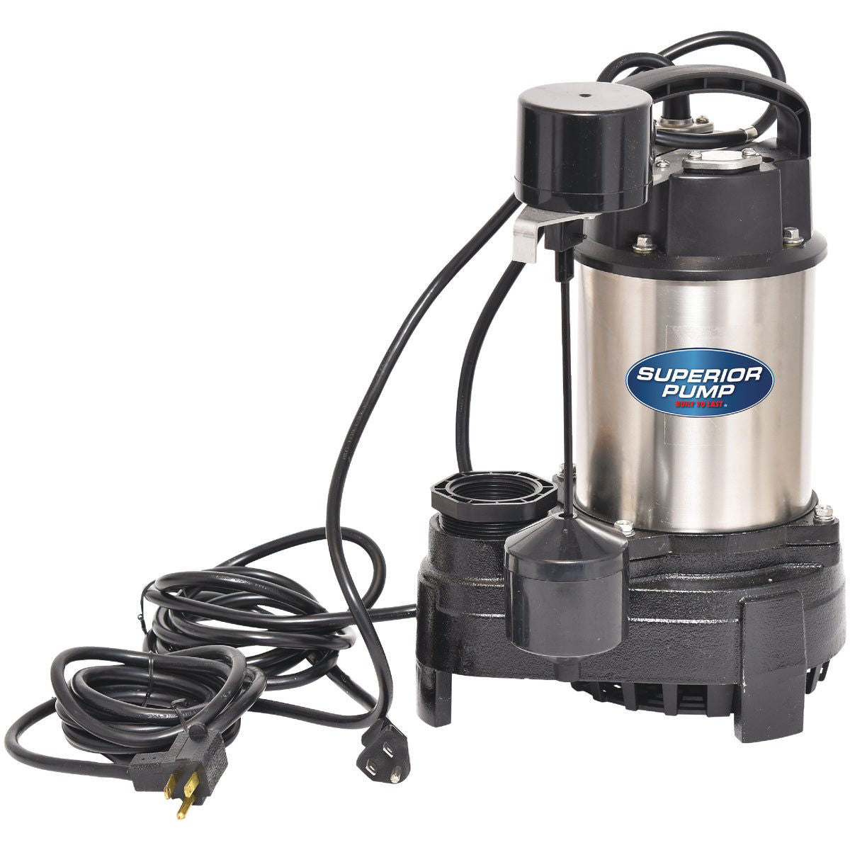 92589 Superior Pump 1/2 HP Stainless Steel Submersible Sump Pump with 25" Cord92589 Superior Pump 1/2 HP Stainless Steel Submersible Sump Pump with 25" Cord