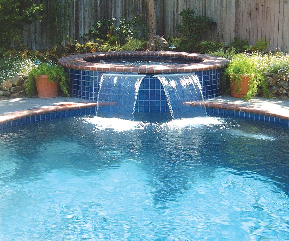 Jandy Sheer Descent Waterfall, 36 in. x 1 in. Lip, Clear (1003CBF)