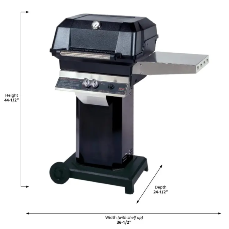 Modern Home Products Propane Grill Head with JCP4 Cast Aluminum Propane Cart, Complete Set | JNR4DD-JCP4 COMPLETE