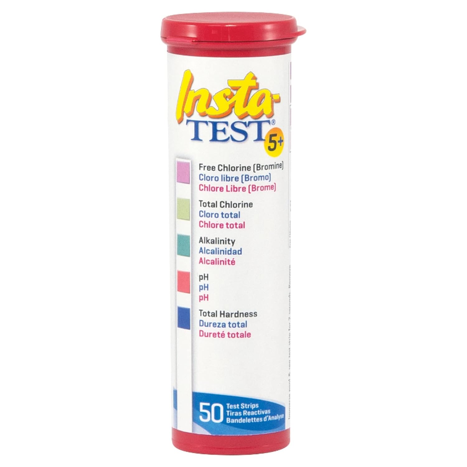 Lamotte 2977 Insta-TEST 5 Plus, Multilingual 50/btl