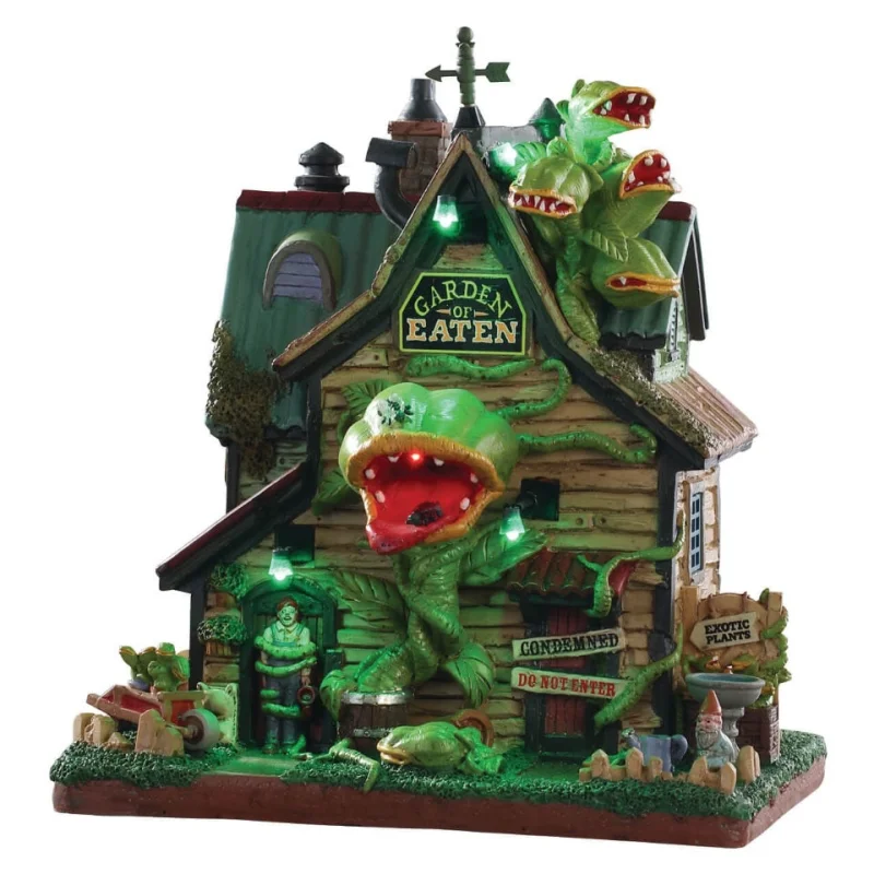 Lemax Spooky Town Garden of Eaten Nursery #95445