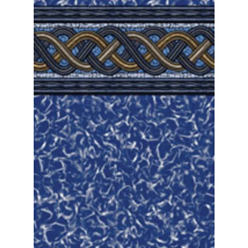 Liner | Ocean Blue | Unibead AG Crystal Wave | 15x26 Oval | 54 Inch Wall
