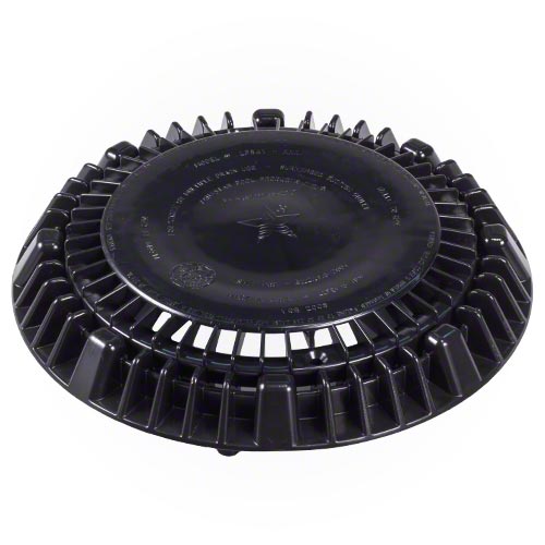 AquaStar 8" Round Suction Outlet Cover - Black