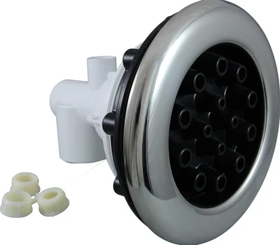 Master Massage Non Adjustable Jet Stainless Black 210-8161S