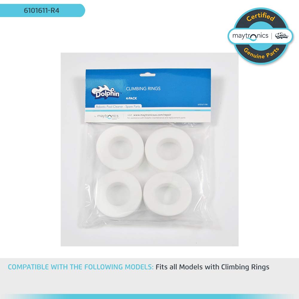 Maytronics Dolphin Diagnostic Foam Wheel Ring 4 Pack