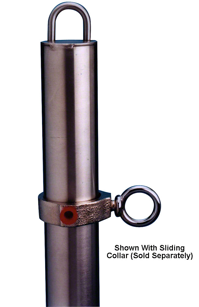 8 Foot Backstroke Stanchion Post - 1.90 O.D. x .109 Inch