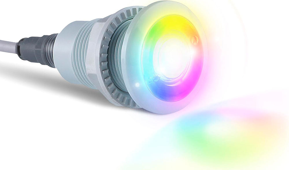 Micro RGB Color LED Accent Light Assembly 2 Watts - 12 VAC 150 Foot Cord