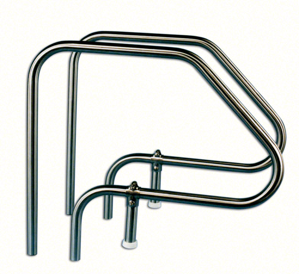 Adjustable Long Reach Pool Grab Rails - 1.90 x .109 Inches - Pair