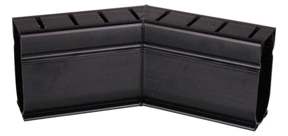 Deck Drain 45 Degree Angle Fitting 1.6 Inch Width - Black