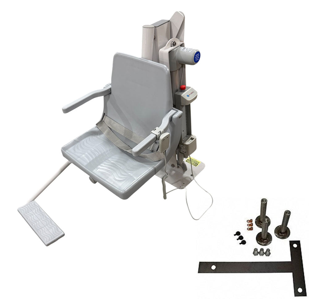Commercial C-450 Pool Lift With Retrofit Anchor - 450 Pound Capacity