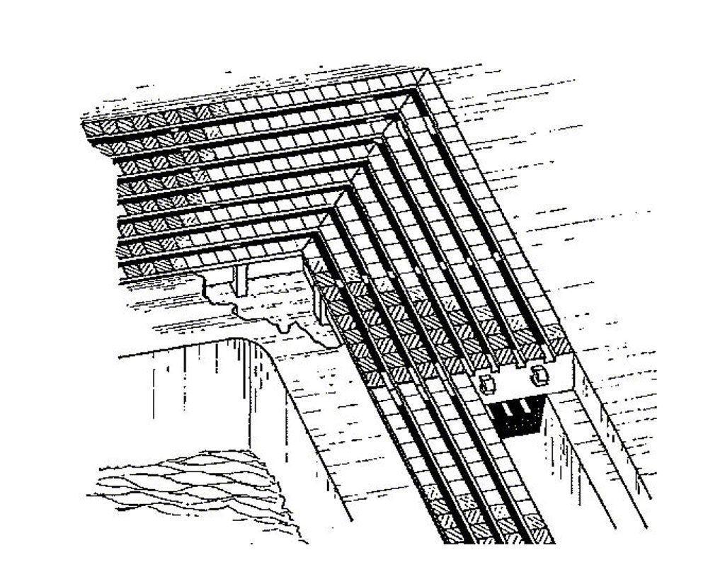 SuperGrip Parallel Grating Corner 90 Degrees 8 Inch Inside - White