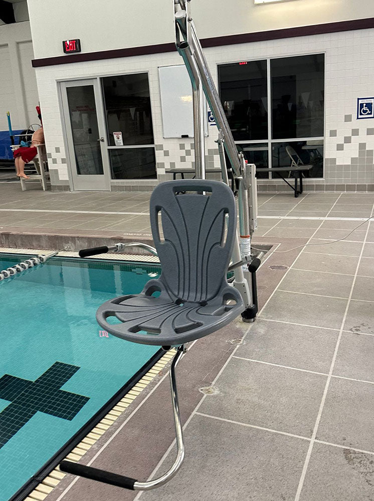 Motion Trek BP400 Deluxe Pool Lift Without Anchor - 400 Pound Capacity