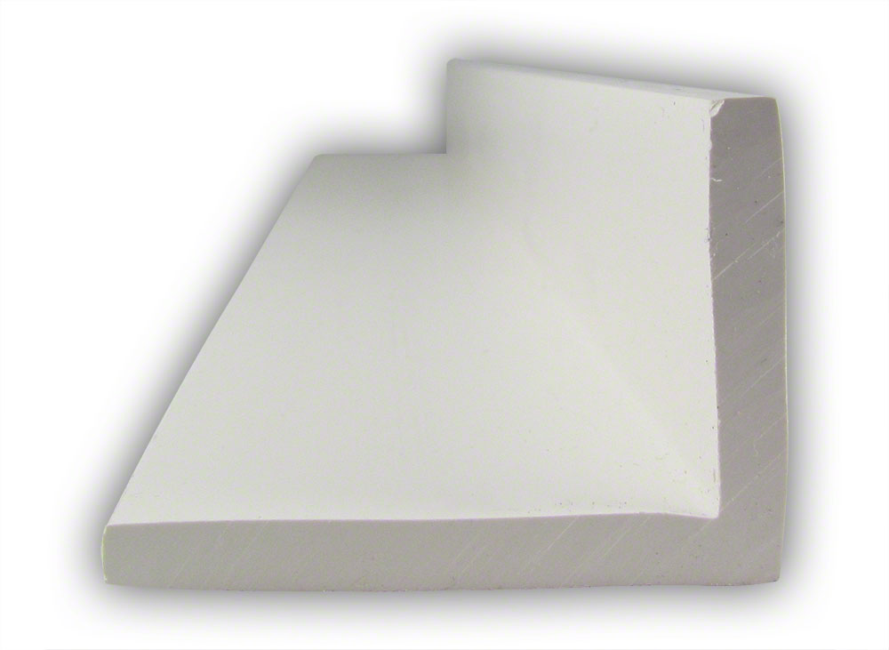 Curb Angle Edging No Tail - Bone - Sold Per Foot - Must Order in 10 Foot Increments