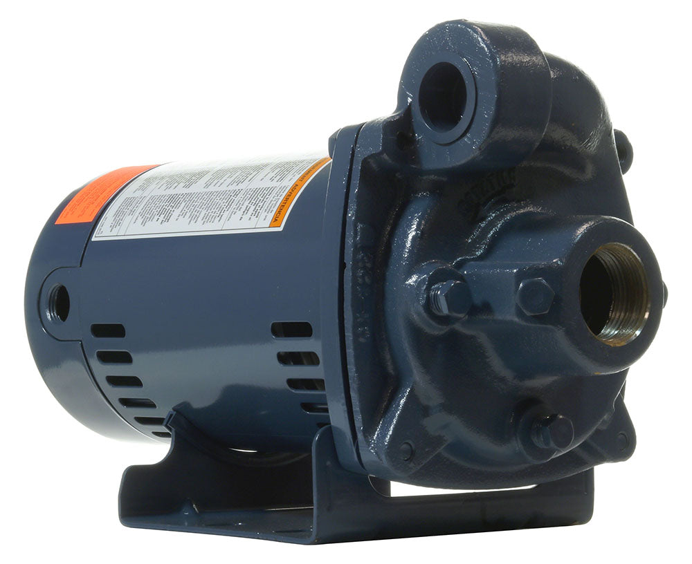 JB Series Centrifugal Pump 3/4 HP 115/230 Volts Medium Head - 1-1/4 x 1 Inch