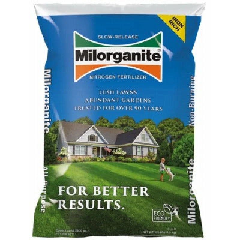 Milorganite 64032 Slow-release Nitrogen Fertilizer 32 Lb