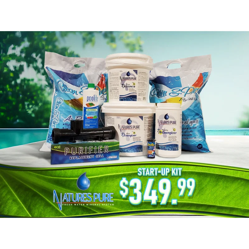 Natures Pure Pool Startup KitComplete Opening Bundle for Salt System Pools