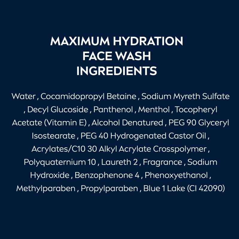 NIVEA MEN Maximum Hydration Moisturizing Face Wash (5 Fl Oz) + Maximum Hydration Deep Cleaning Face Scrub (3 x 4.4 Oz), Skin Care Set for Men with Aloe Vera