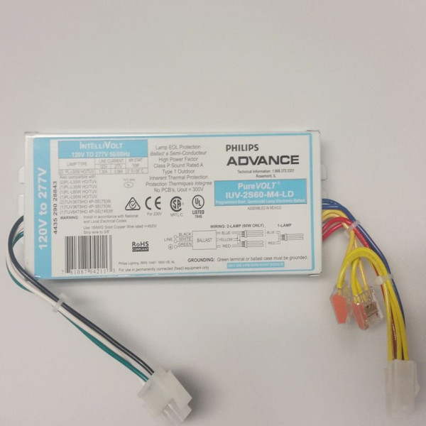 Ultra UV/UV2 Dual Voltage Universal Ballast