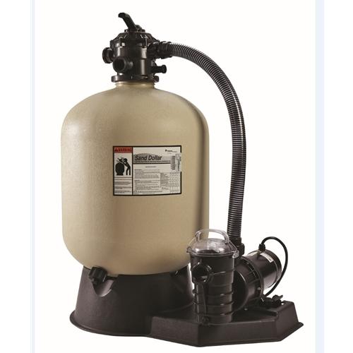Pentair Sand Dollar Filter System 22" Sand Filter w- 1.5HP Pump