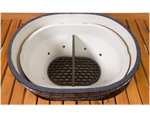 Primo Cast Iron Firebox Divider for Oval Jr