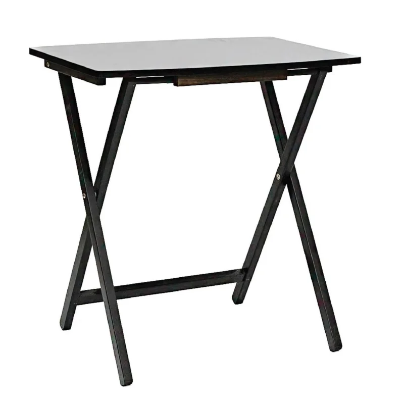PJ Wood 5 Pack XL Oversize Tray Table Set for Living Room or Kitchen (Used)