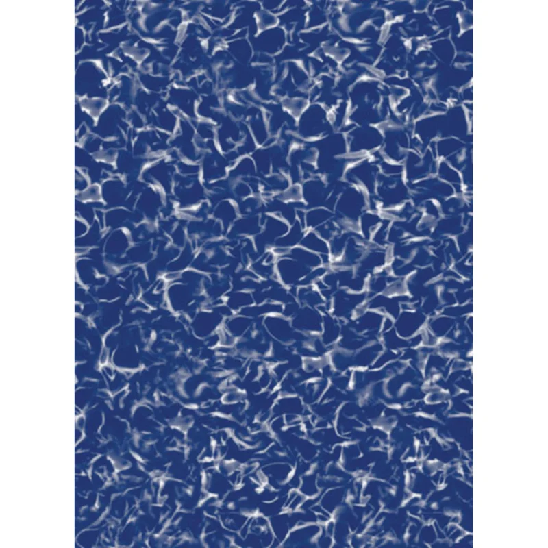 Pool Liner | Ocean Blue | 16 Ft Round Crystal Overlap AG Liner | 48 to 54 Inch Walls