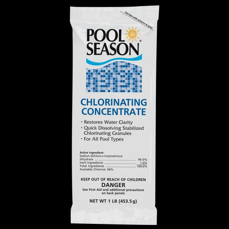 POOL SEASON Chlorinating Concentrate12 x 1 LB Pouch