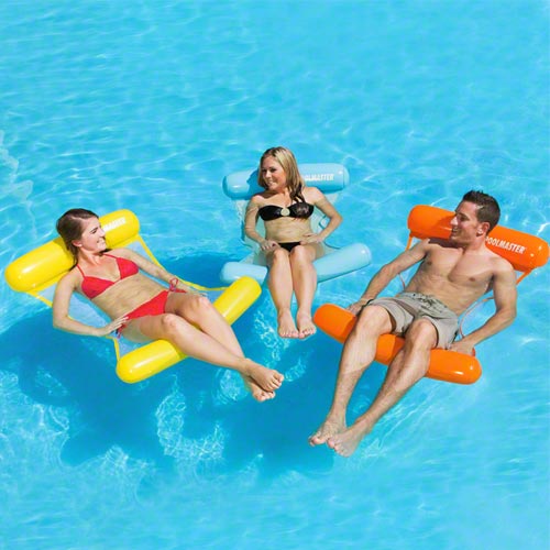 Poolmaster Vinyl Water Hammocks - Yellow