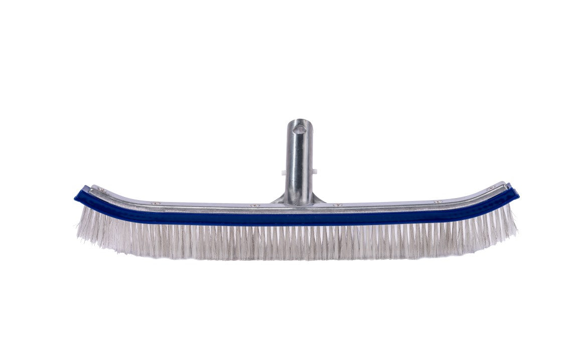 POOLSTYLE BRISTLE BRUSH METAL BACK 18" NY/SS COMBO | PS2002