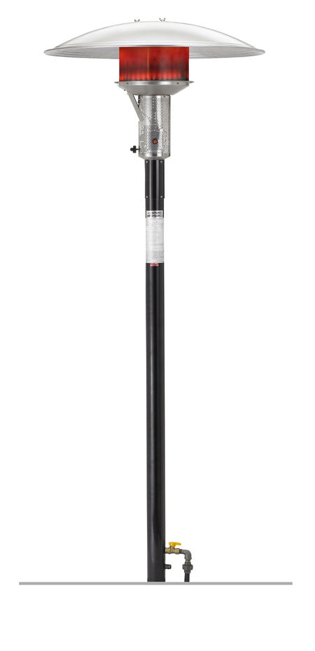 Sunglo PSA265 Permanent Patio Heater, Natural Gas, Black | PSA265B