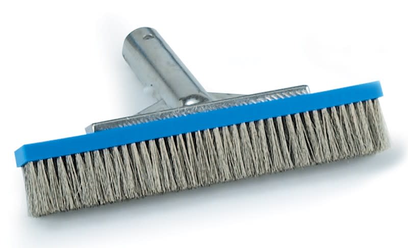 Poolmaster DLX 10" Aluminum Algae Brush - Stainless Steel Bristle