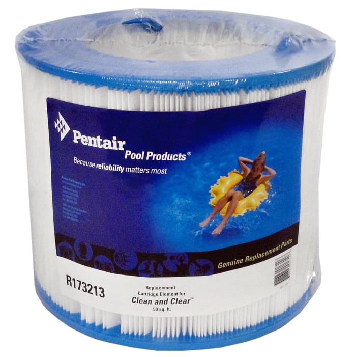 Pentair R173213 50 sqft Cartridge Element Replacement for Clean & Clear CC50 and Predator Pool Filters