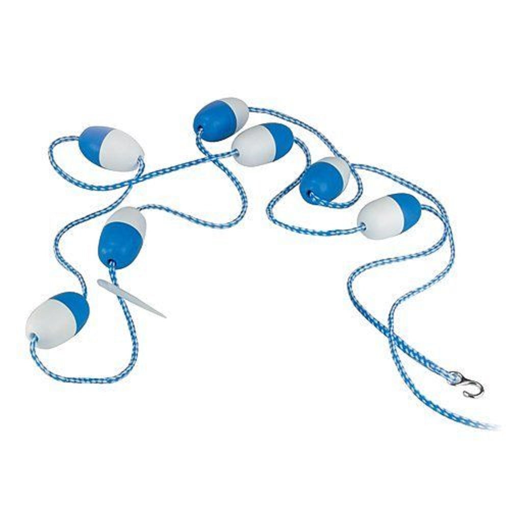 Pentair R181216 18-Feet Pool Safety Float Lines with 7 Floats, Brass Rope Hook