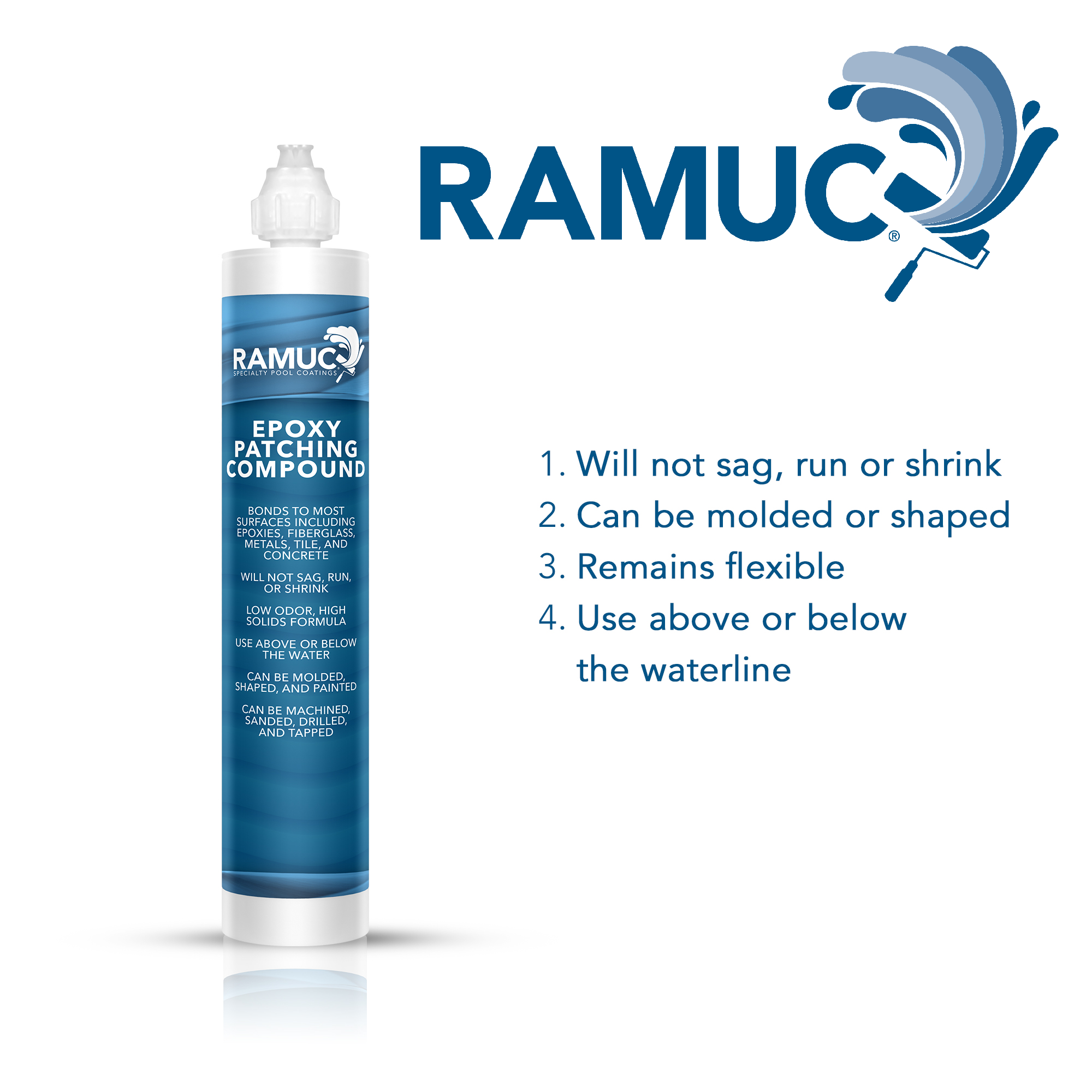 Ramuc Epoxy Patching Compound – Superior Bond, Single Application