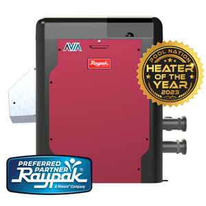 Raypak AVIA PR264AENC Natural Gas Pool and Spa Heater, 264K BTU Low NOx, 018032