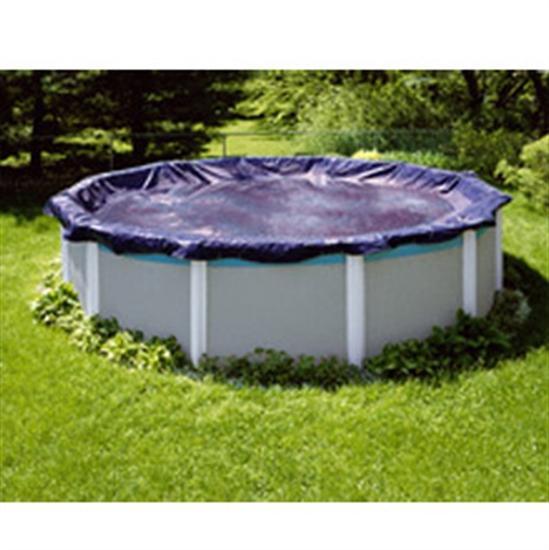 Royal Above Ground Winter Cover - 12' Pool Size - 15' Round Cover - 3 ft Overlap