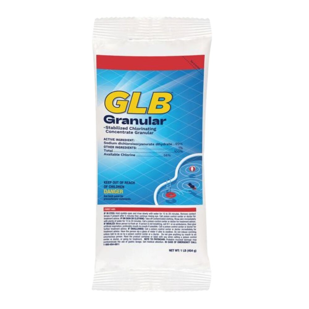 GLB Stabilized Granular Chlorine Sanitizer 1 lb - 71001AGLB Stabilized Granular Chlorine Sanitizer 1 lb - 71001A
