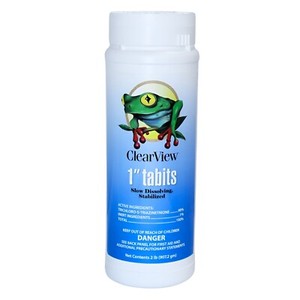 Oreq Clear View 1" Chlorine Tablets | 99% TriChlor | 2 lbs - CSTS002Oreq Clear View 1" Chlorine Tablets | 99% TriChlor | 2 lbs - CSTS002