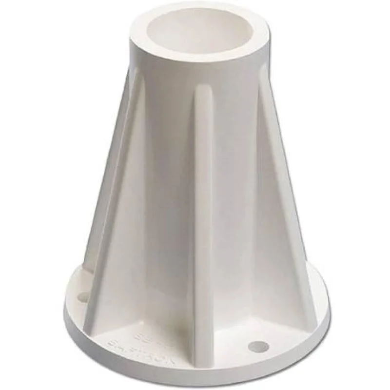 SAFTRON 6" TAUPE SURFACE MOUNTING ANCHOR FLANGE SB-F-T