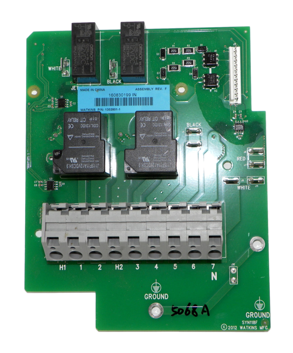 Watkins Hot Spring 76858 Heater Relay Board for EAGLE 50/60 DOM/EXP