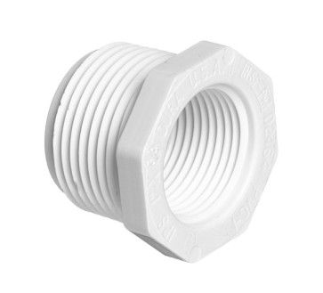 PVC 439-073 Fitting Reducer Bushing 1/2" MIPT x 3/8" FIPT