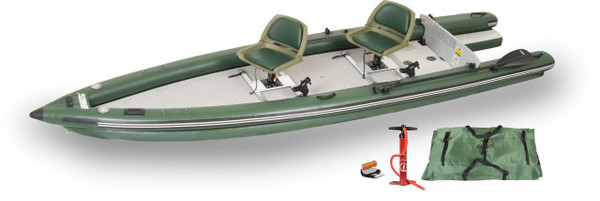 Sea Eagle FSK16 2 Person Swivel Seat Boat Package
