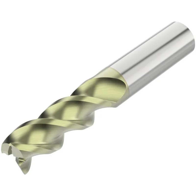 Seco 10023024 Square End Mill 5/8 in 3 Flute Solid Carbide